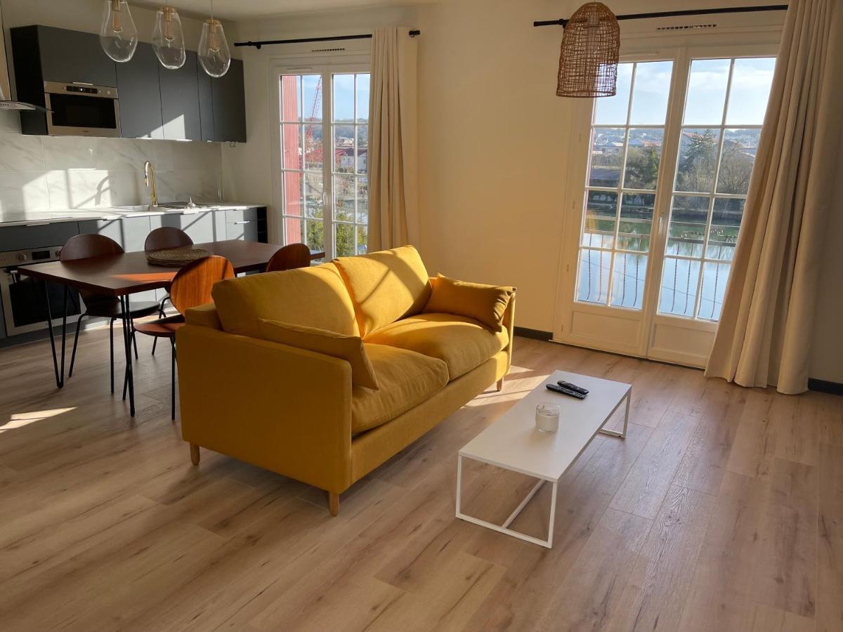 Ambiance Seine, Appartement Lumineux En Bordure De Seine - Chouette Thomery Exterior foto