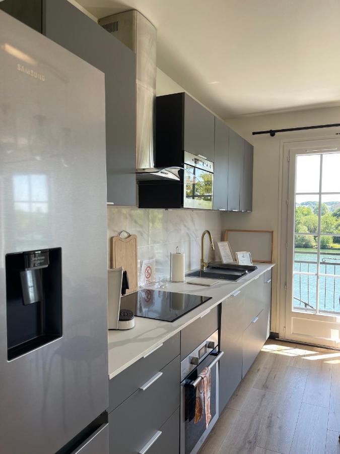 Ambiance Seine, Appartement Lumineux En Bordure De Seine - Chouette Thomery Exterior foto